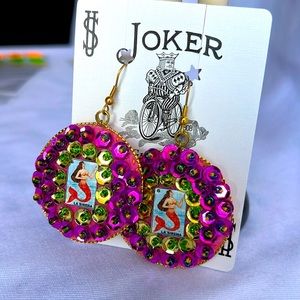 La Sirena earrings loteria